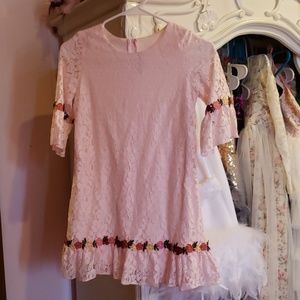 Girls Lace overlay Dress